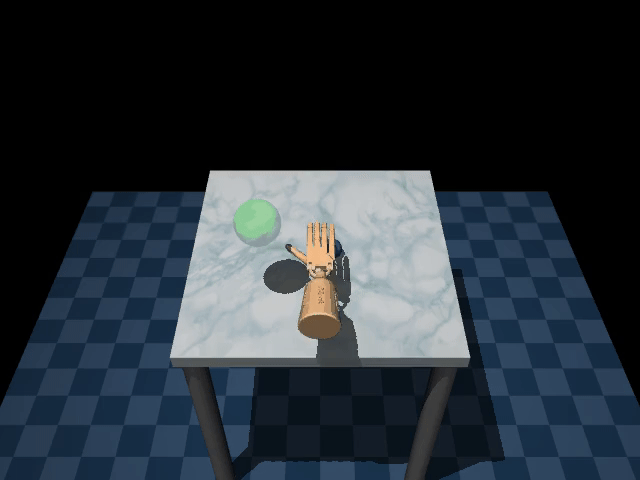 Dexterous Grasping demo